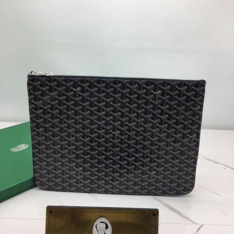 고야드 세나 클러치 MM /GM (컬러 블랙)
