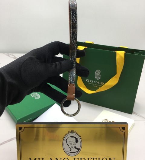 고야드 키링 (컬러 브라운)