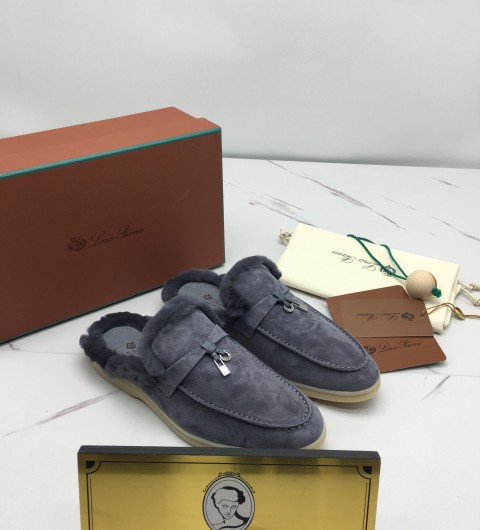 로로피아나 썸머워크 뮬 퍼 블로퍼 (여성용)