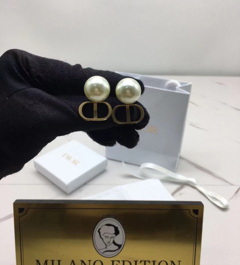 디올 dior cd 펄 귀걸이