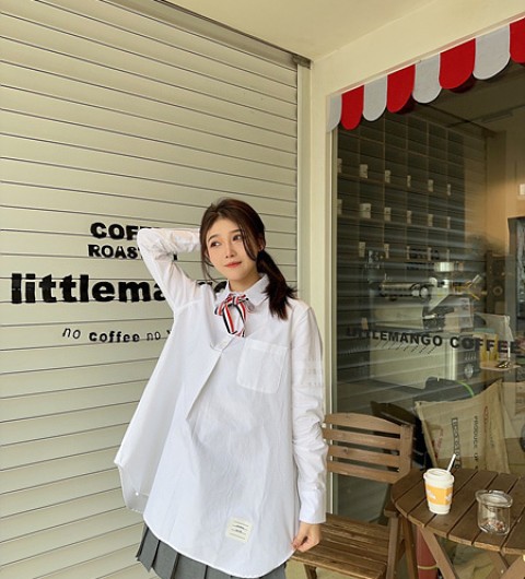 [TJ 공장] 톰브라운 블라우스
