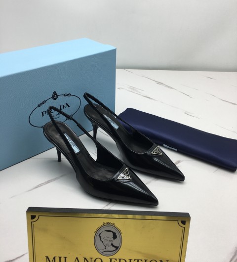 프라다 23ss prd 슬링백 하이 힐 (굽 8.5cm)