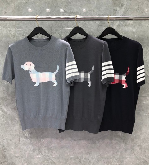 [대리석집] 톰브라운 반팔 니트 (3color) (남성용)