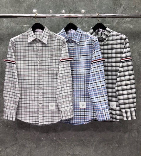 [대리석집] 톰브라운 체크 셔츠 (3color) (남성용)