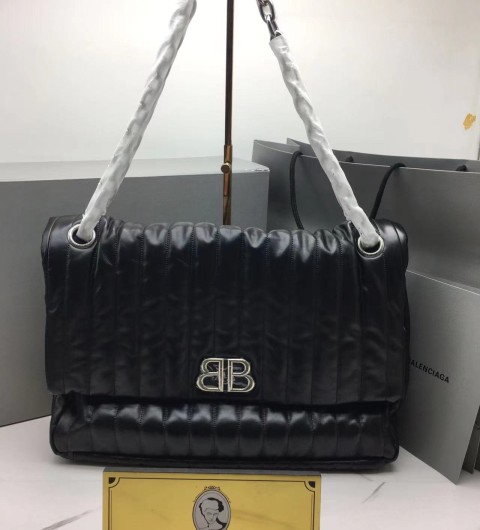 발렌시아가 blcg BB 모나코 라지 퀼트 체인백