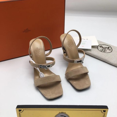 에르메스 23ss 스웨이드 글래머 샌들 (굽 7.5cm,9.5cm,10.5cm)